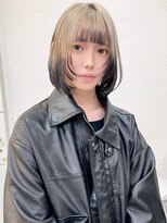 ネハス 名古屋栄店(nehus.)&nbsp;ブリーチハイライト髪質改善ダブルカラーレイヤーカット