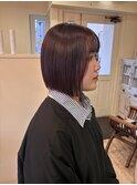 切りっぱなしボブ
