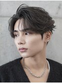 大阪梅田ニュアンスパーマフェザーパーマセンターパートゆるめ◆