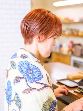 ドゥーア 代官山(Door) #シースルーバング#大人ショート#ハンサムショート#ショートヘア