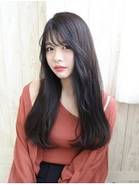 イロ(iro)&nbsp;流しバンググレージュロング