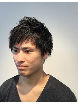 バーバーショップ テト キタヤマ(barber shop tete kitayama) 【ROSSO】メンズ ミディアム スマートマッシュ【ロッソ】