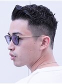 パーマでつくる刈り上げジェントルスタイル