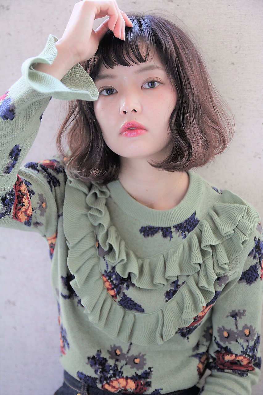 切りっぱなしボブ×ショートバング【seek吉祥寺】