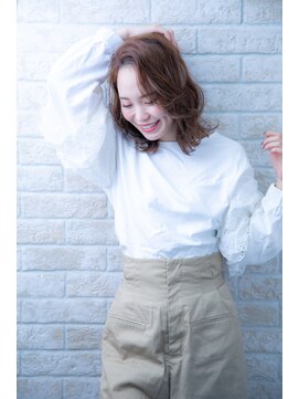 ソア 武蔵小杉(SOAR) 着物も◎デジタルパーマ&イルミナカラーのヘルシーレイヤーボブ