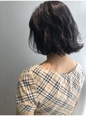 小顔カットブランジュワンサイドショート