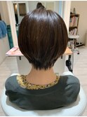 ひし形ショートボブ