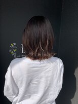 リリ(Liri material care salon by JAPAN) 流行りの外ハネぱつっとボブ！