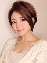 シークエンス 外苑前(SEAQUENCE)&nbsp;小顔×ハイライトカラー[外苑前/髪質改善/白髪染め/ショート]