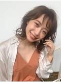 大人かわいいミディアムパーマヘア20代30代40代【船橋/西船橋】