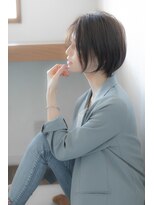エルフォ(elfo) 【elfo】シースルーバングで印象チェンジのショートボブ