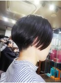 イメチェン黒髪ショートボブ