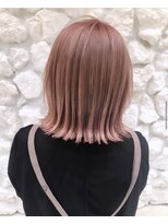 モアナ バイ ヘッドライト 沖縄豊見城店(Moana by HEADLIGHT)&nbsp;Moana【豊見城】#エモピンク#切りっぱなしボブ#大人可愛い