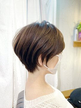 アヴァロン(AVALON) 【30代40代】横顔美人な絶壁解消ショートパーマ「永田カズヤ」