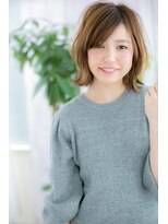 ヘアアンドビューティー ミック(Hair & Beauty miq)&nbsp;くびれ外ハネボブ★フレンチガーリーエアリーミディa1