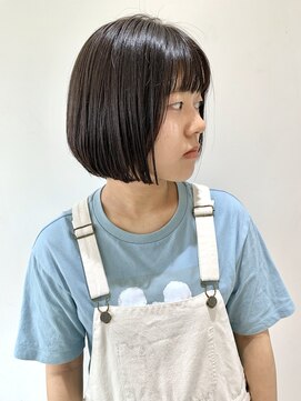 フォーク FOLK 【FOLK】まとまりがよくてお手入れ簡単なナチュラルボブ♪