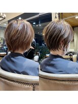 アヴァロン(AVALON)&nbsp;絶壁解消/ひし形/前下がり/大人ショートボブ/30代/40代★猪狩★