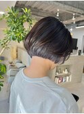 インナーカラー☆ブルージュ☆ボブ