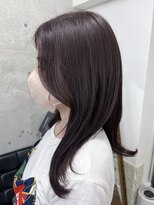 メルシー トータル ブランディング サロン(merci TOTAL BRANDING SALON)&nbsp;韓国風バング/モーヴバイオレット/merci横浜