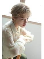 ブロッサム 上福岡店(Blossom)&nbsp;刈り上げ/ハンサムショート/グレージュ/上福岡