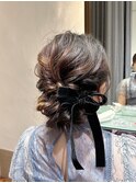 ヘアセット/編み下ろし/卒業式セット/成人式セット/茶屋町/梅田