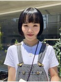 髪質改善トリートメント透明感ベージュカラーボブヘアセット豊橋