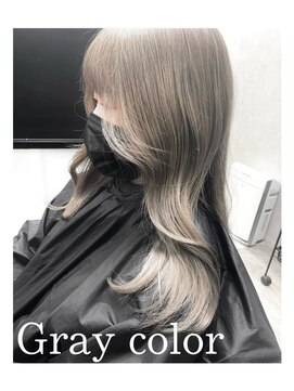 ビューティーサロン ガーデン(beauty salon garden) ハイトーン系透明感グレーカラー ☆ 担当 蒼 ☆