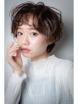 カバーヘア ブリス 北浦和(COVER HAIR bliss) フレンチガーリーハイライトマッシュパーマx北浦和20代30代40代