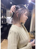 アルカナ 明治神宮前原宿(ARCANA)&nbsp;切りっぱなしボブ エアリーロング 美髪 ピンクブラウン