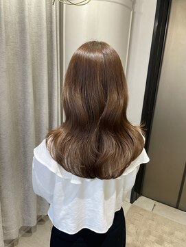 ルアナ 梅田店(Luana) 【HARUKA】キャラメルベージュ×韓国レイヤー