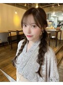 髪質改善＊ロング編みおろしツインテール＊【Zina浦和美園】