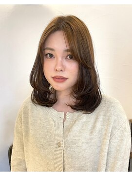 ヘアー ミュゼ 大西店(HAIR Musee) ショコラベージュ/顔周りレイヤー