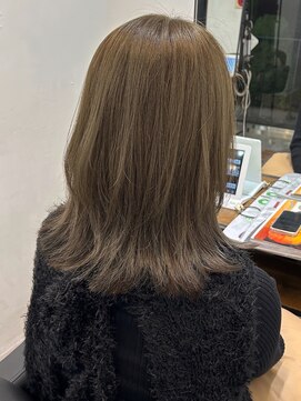 シエルバイアフロート(ciel by afloat) 〇オリーブベージュ 透明感カラー ブリーチなし くびれヘア