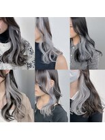 サイ アオヤマ(sai AOYAMA)&nbsp;インナーカラー/イヤリングカラー/韓国風ヘア/グレージュ