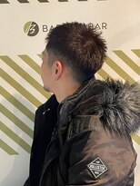 バーバーバー アカバネ(BARBER-BAR AKABANE) 伸ばしかけでもスマートにかっこいいおしゃれボウズ×カラー#3