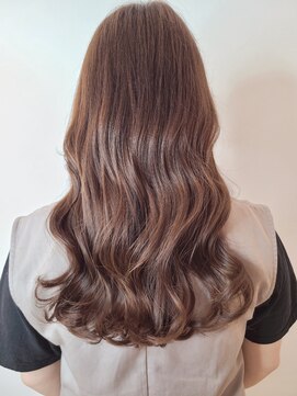 ジーナ 船橋(Zina) 髪質改善＊ロングレイヤーグレーベージュ＊美髪【Zina船橋】