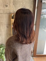 ベルバイヘアスイッチ(by hairswitch)&nbsp;オレンジブラウン/ブリーチなし/トステアカラー