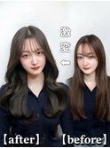 【韓国ヘア】before＆after