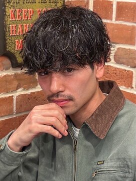 ヒロギンザバーバーショップ 大宮店(HIRO GINZA BARBER SHOP) ナチュラルカールマッシュ/大宮/スパイラルパーマ