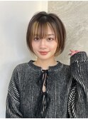 ♪ミニウルフレイヤーカット顔周り前髪韓国ショートボブ/池袋