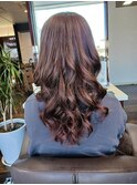 ラズベリーピンクの艶感ハイライト