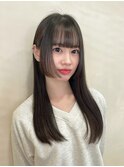 艶ロング/顔まわり姫カット