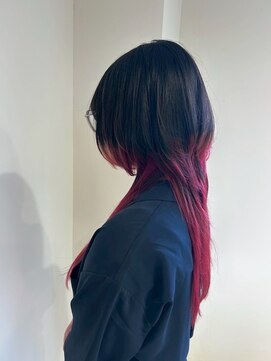 ブリーチグラデーションカラー+フルカラー+カット