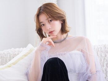 エイト 恵比寿店(EIGHT ebisu)の写真/[恵比寿]透け感◎イルミナ(リタッチ)+カット￥7400/ケアデザインカラー￥12500