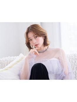 [恵比寿]透け感◎イルミナ(リタッチ)+カット\7400/ケアデザインカラー\12500