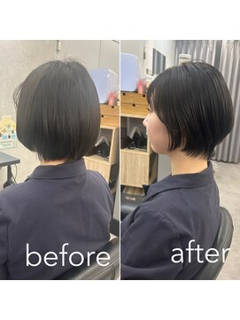 ヘアサロン ドットプラス 町田店(dot. plus) 【中西里美】ショート/暗めカラー/町田