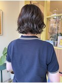 〈浅草 半個室〉くせっ毛ニュアンスボブ
