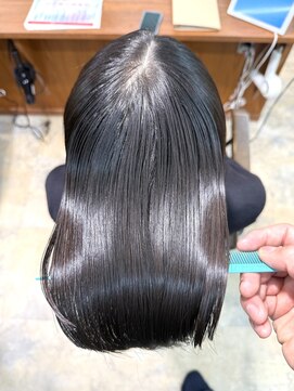 美髪矯正ストレート