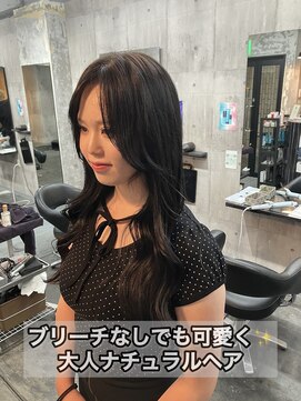 コワファースト長崎シャンプーボーイ 2nd(COIFF1RST 長崎 SHAMPOO BOY) 長崎 レイヤー 韓国 フェイクブラック 落とせる黒染め