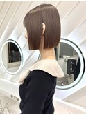 縮毛矯正で作る時短ヘア/ミニボブレイヤー